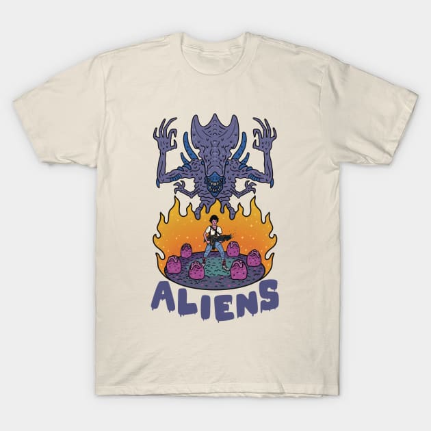 Aliens T-Shirt by Future Space